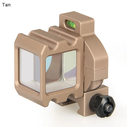 Hunting Angle Sight Full Metal Reflect Airsoft Mirror Corner Sight 360 Rotate Reddot Holographic For Wargame CQB gs1-0401