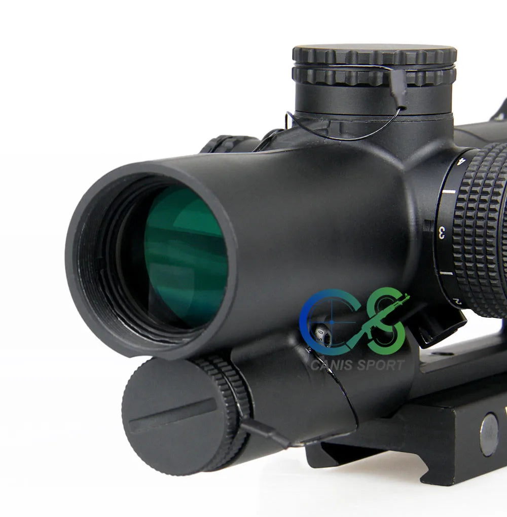 FFP Scope 1-6X24 Cross Concentric Rifle Hunting Riflescope Tactical Optical Sight Illuminated R&G Rifle Sniper Scope gs1-0340