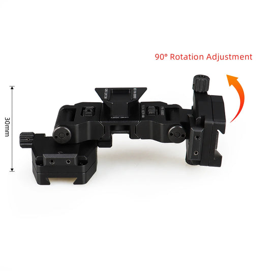 E.T Dragon Tactical Night Vision  Mount Adapter Adjustable PVS-14 Binocular Bridge Adapter holder For Hunting GZ240231