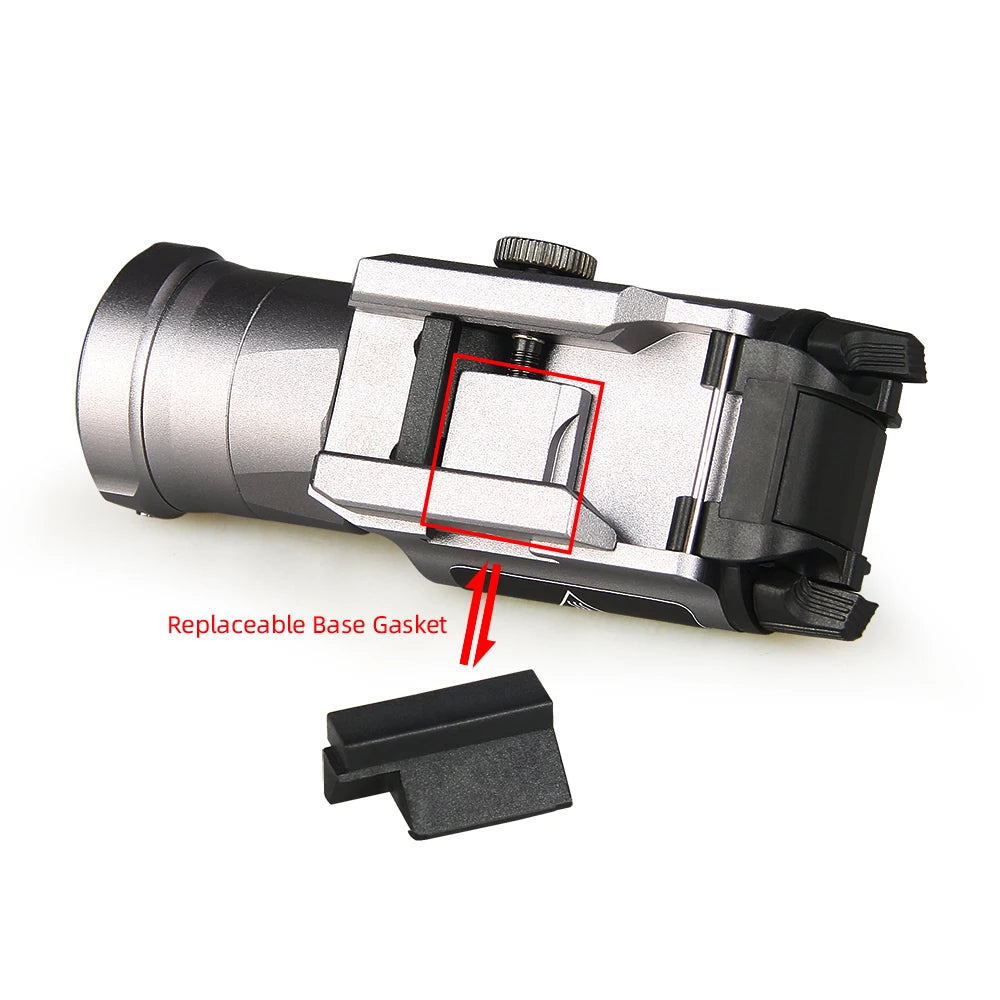 New Tactical X300UH-B LED Weapon Light Pistol Airsoft Flashlight with Picatinny Rail for Hunting gz150135