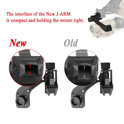 PPT PVS-14 Night VisIon Mount Set j-Arm Headset Adapter Aluminum for Hunting gs24-0209