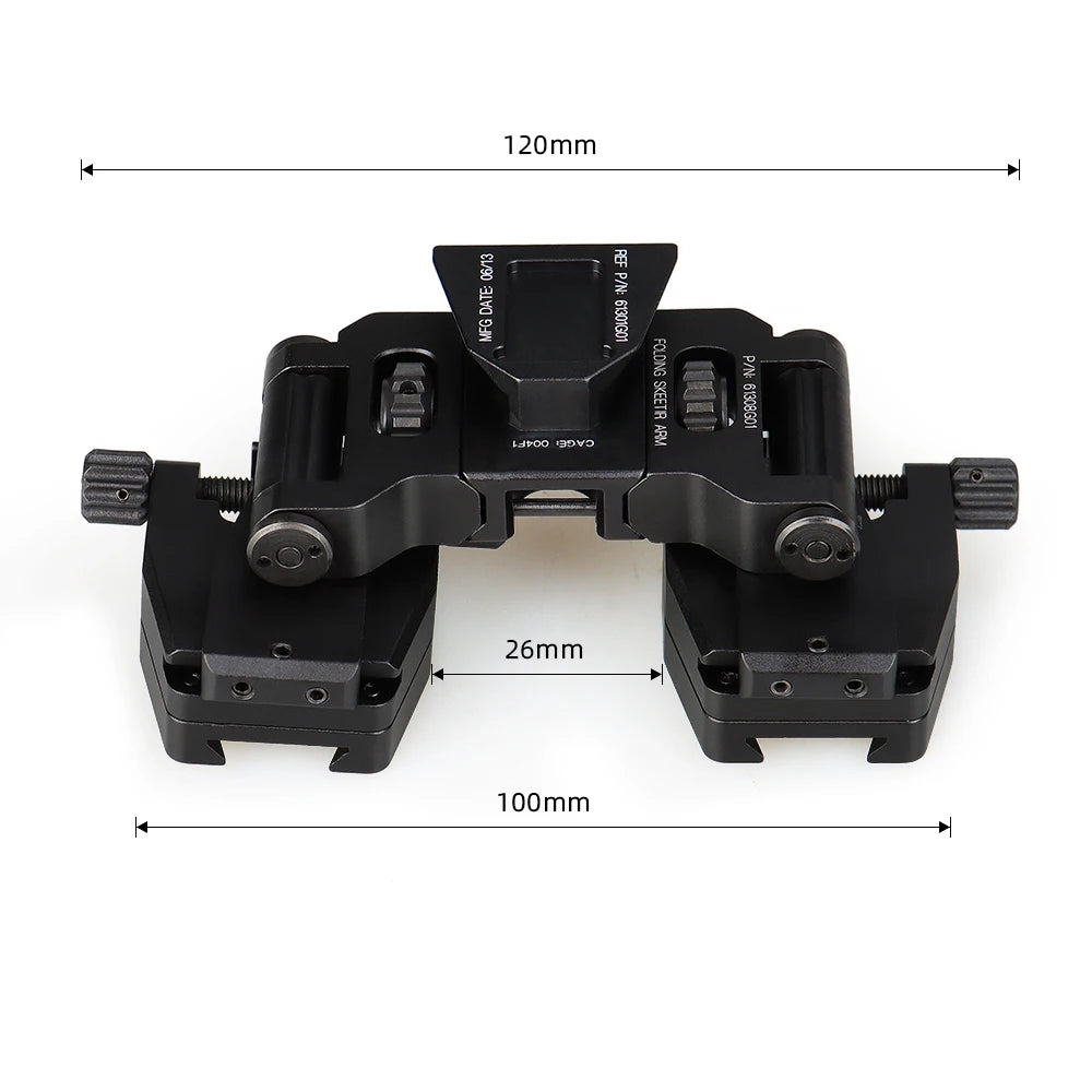 E.T Dragon Tactical Night Vision  Mount Adapter Adjustable PVS-14 Binocular Bridge Adapter holder For Hunting GZ240231