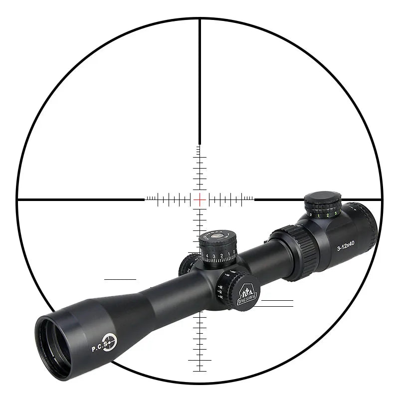 Canis Latrans Scope 3-12X TR3-12x40 Rifle Scope For Outdoor Use and Hunting gs1-0286