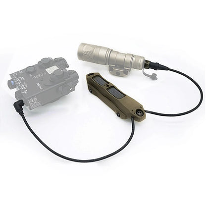 Hunting airsoft Accessories Dual Remote Switch For Surefire / DBAL-A2 Two Plugs for Flashlight and PEQ are Integrated gs33-0234