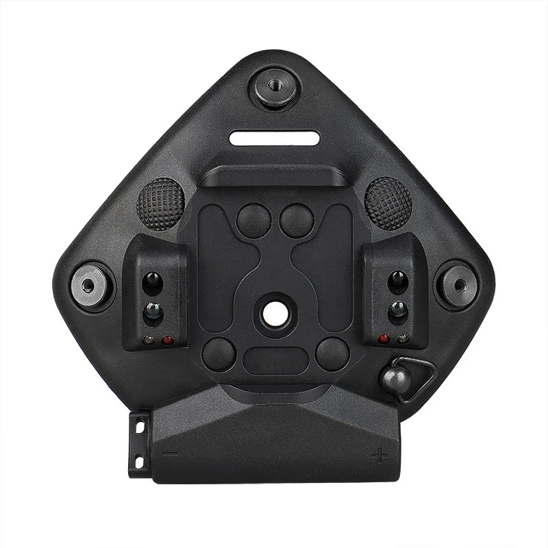 PPT Airsoft Bracket Modular Bungee Shroud Helmet Accessories for L4G24 for One&Three Hole Helmets W/ Integrated Light gs24-0241