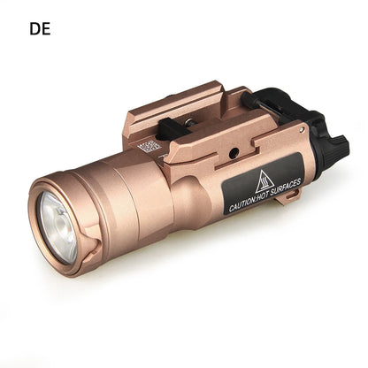 New Tactical X300UH-B LED Weapon Light Pistol Airsoft Flashlight with Picatinny Rail for Hunting gz150135