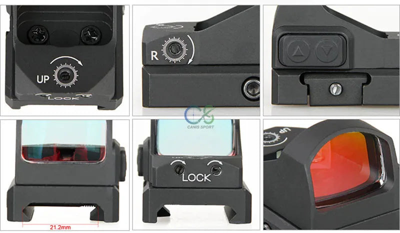 PPT Hunting Scope Sights Tactical 3MOA Red Dot Fits 21.2mm Rail for Rifle Scope Use gs2-0117