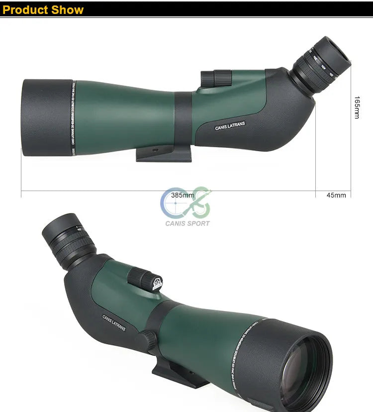 E.T Dragon New Arrival Tactical SP9 20-60X85 ED Glass Spotting Scope Green Color For Outdoor Hunting Shooting gs26-0015