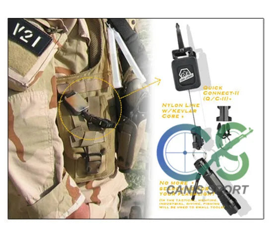 Hunting arisoft accessories Canis Latrans Hot Sale Scope Accessories Gear Retractor For Airsoft For Hunting gs33-0081