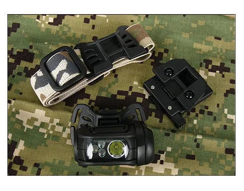 Tactical Green Lantern Red IR LED lantern light head lamp light hunting flashight for hunting outdoor sport gz150065