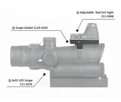 PPT Scope accessories tactical mini red dot scope Scope Gasket Mount to rifle scope For Hunting Shooting GZ240103