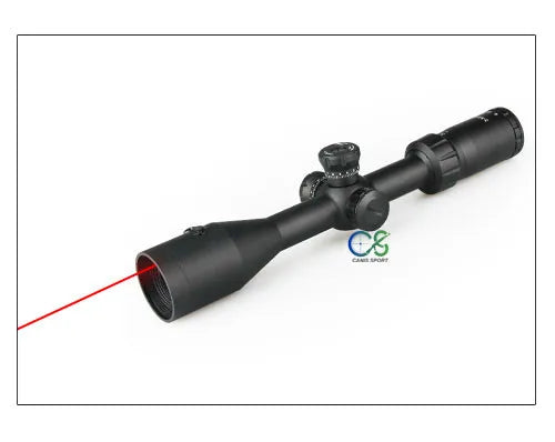Hunting Scope PPT Outdoor Rifle Scope Tactical 3-9x42 LE Tactical Rifle Scope With Red Laser For Hunting gs1-0182