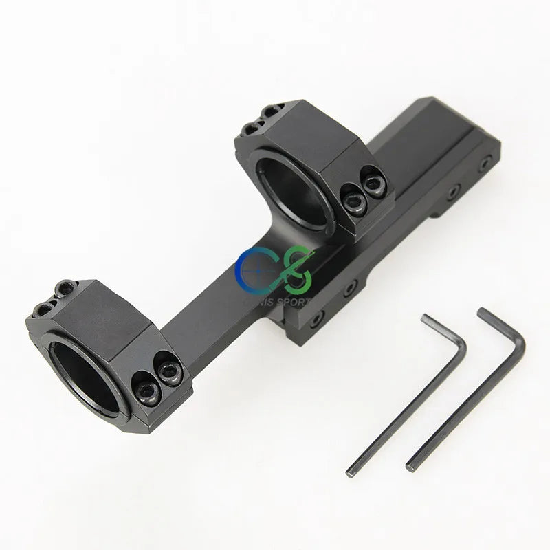 Hunting Accessories Dual Ring Scope Mount Rifle Scope Mount Black Color 1 Inch and 1.18 Inch Diameter Fits 21.2mm Rail gs24-0201
