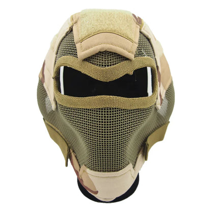 V7 ultimate steel wire mesh mask 2015 hunting tactical protective airsoft mask GZ90054