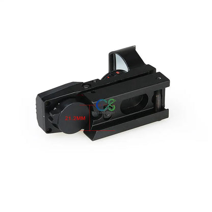 PPT New Arrival 4 Reticle Red Dot Scope 1x22mm 5 Levels Gears Tactical Red Dot For Hunting Use gs2-0095