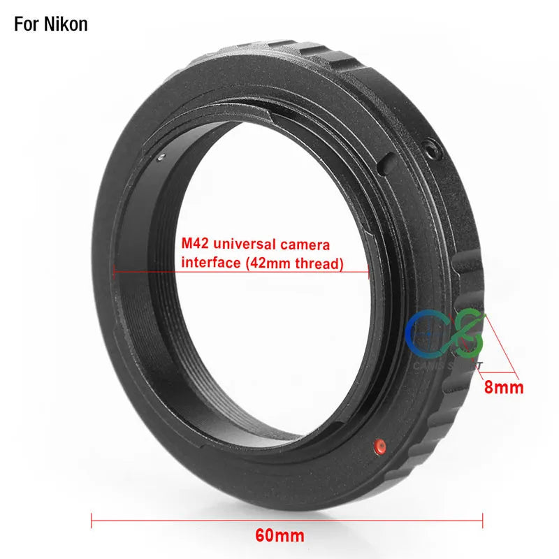 Outdoor Sport M42 Universal Camera Interface 42mm Thread Camera Adapter for Spotting Scope gs26-0020