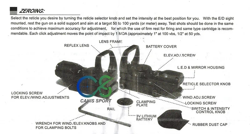 PPT New Arrival 4 Reticles Red Dot Scope 1x22mm Base 11mm For Hunting  gs2-0091B
