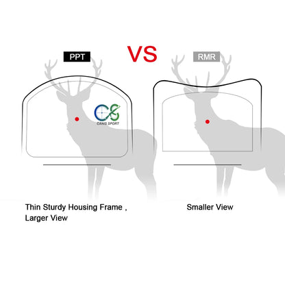 PPT Hunting Scope Sights Tactical 3MOA Red Dot Fits 21.2mm Rail for Rifle Scope Use gs2-0117