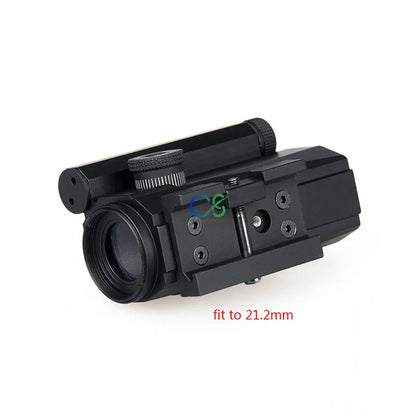 Canis Latrans 1x20 Solar Red Sight 2MOA Reddot Rifle Scope Magnification 1X Black  Aluminum Alloy for Outdoor Hunting gs2-0104