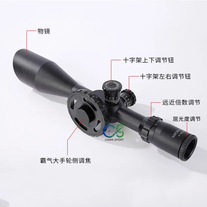 Shooter Rifle Scopes ST 6-18X56FFP Riflescope Side Focus Black 30mm Tube Diameter Military Shooting Scope gs1-0355