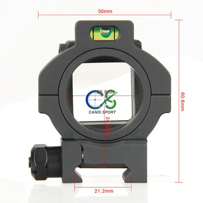 Canis Latrans Angle Sight Full Metal Reflect Airsoft Mirror Corner Sight 360 Rotate Reddot Holographic For Wargame CQB gs1-0401