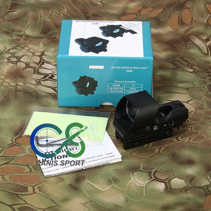 PPT 4 Reticle Red Dot Scope Reddot Sights Magnification 1x  for Hunting and Outdoor Use gs2-0101