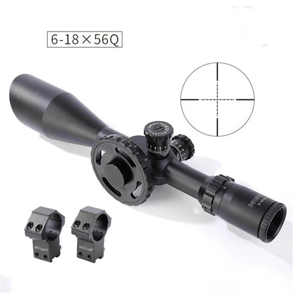 Shooter Rifle Scopes ST 6-18X56FFP Riflescope Side Focus Black 30mm Tube Diameter Military Shooting Scope gs1-0355
