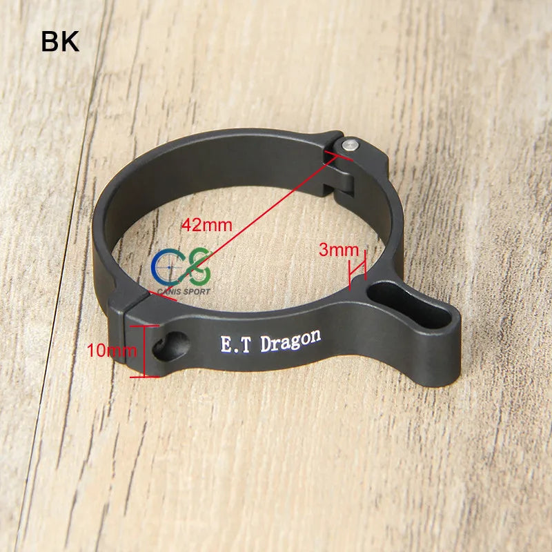 Free Shipping E.T Dragon Black Blue Riflescopes Switch View Throw Lever Hinged Design Compatibility Within 42mm gs33-0132A