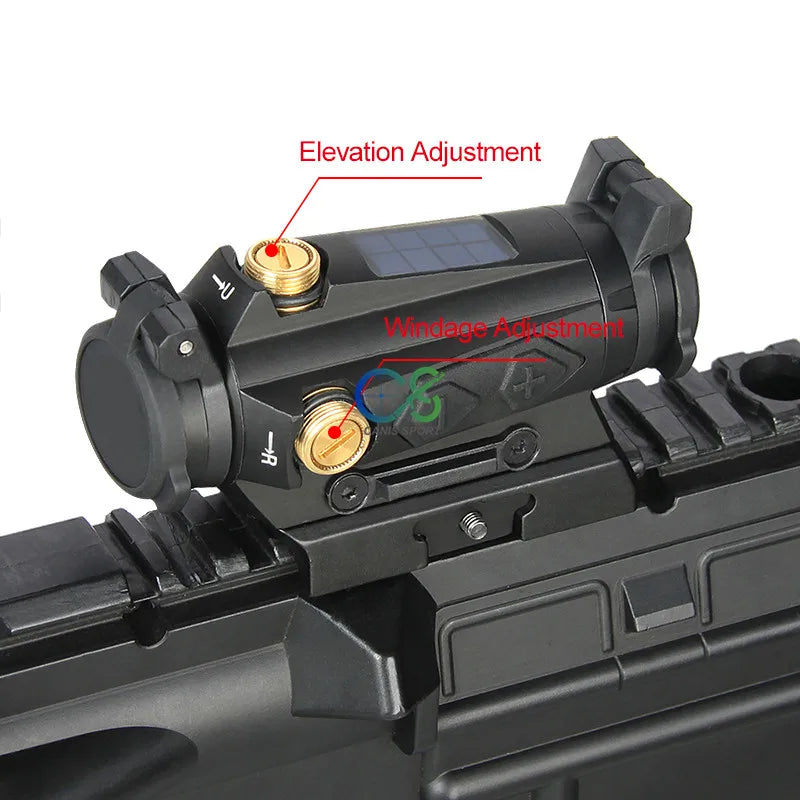 PPT 1x20MM Compact Red Dot Sight 2MOA Solar Energy Sight for Hunting Shooting gs2-0126