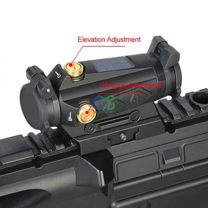PPT 1x20MM Compact Red Dot Sight 2MOA Solar Energy Sight for Hunting Shooting gs2-0126