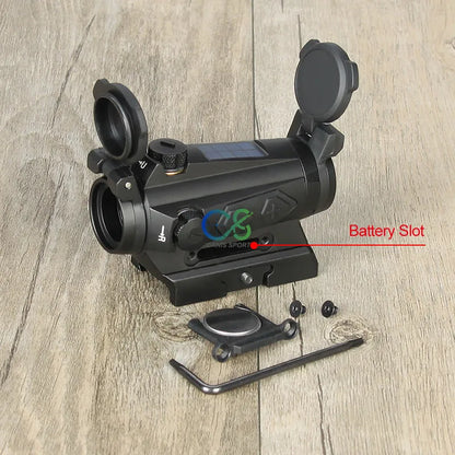 PPT 1x20MM Compact Red Dot Sight 2MOA Solar Energy Sight for Hunting Shooting gs2-0126