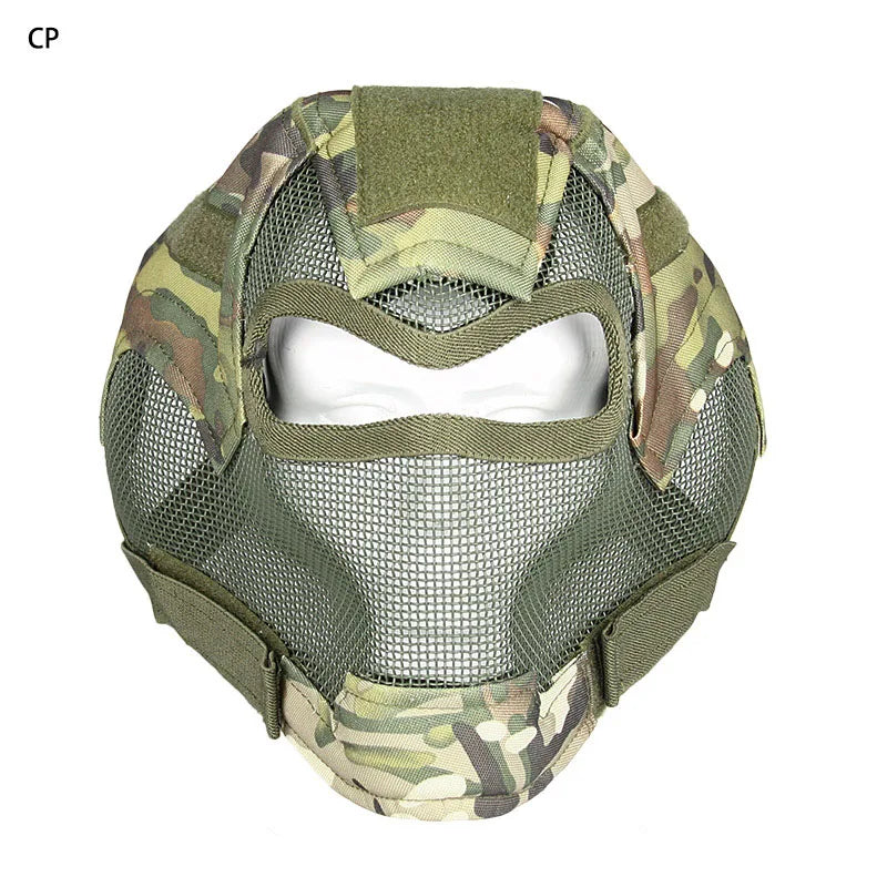 V7 ultimate steel wire mesh mask 2015 hunting tactical protective airsoft mask GZ90054