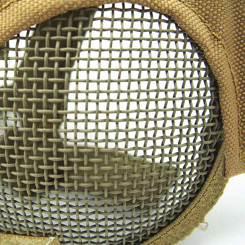 V7 ultimate steel wire mesh mask 2015 hunting tactical protective airsoft mask GZ90054