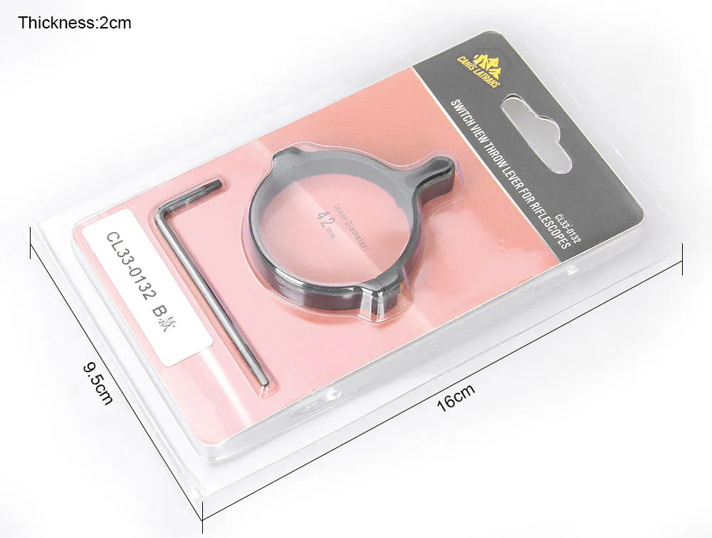 E.T Dragon Tactical 42mm Switch view Throw Lever adjust scope mount for rifle scope accessories gz330132b