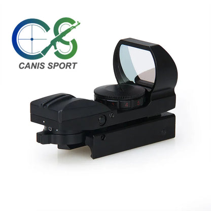 PPT Hot Sale 4 Reticle Red Dot Scope 1x22mm 5 Levels Gears Fits Outdoor Hunting Shooting gs2-0097