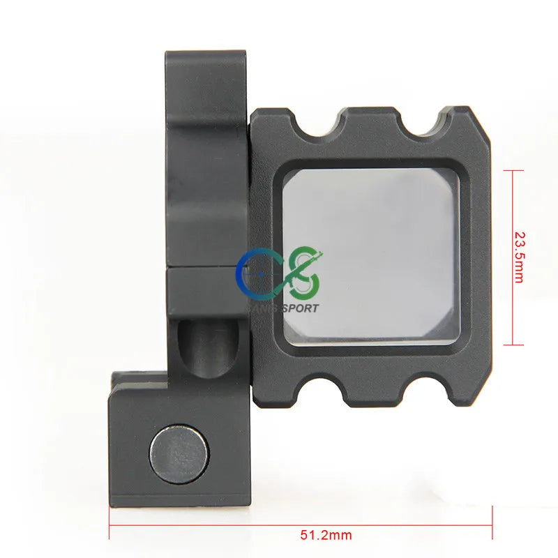 Canis Latrans Angle Sight Full Metal Reflect Airsoft Mirror Corner Sight 360 Rotate Reddot Holographic For Wargame CQB gs1-0401