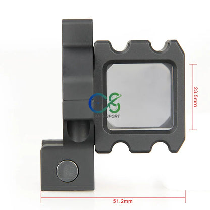 Canis Latrans Angle Sight Full Metal Reflect Airsoft Mirror Corner Sight 360 Rotate Reddot Holographic For Wargame CQB gs1-0401