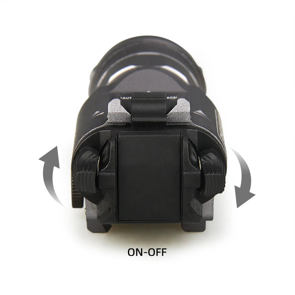 New Tactical X300UH-B LED Weapon Light Pistol Airsoft Flashlight with Picatinny Rail for Hunting gz150135