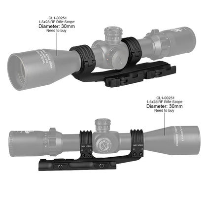 Canis Latrans Tactical Double Ring Rifle Scopes Mount 30mm/35mm QD scope Mount  gz240164