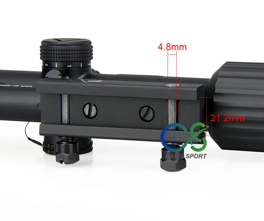FFP Scope 1-6X24 Cross Concentric Rifle Hunting Riflescope Tactical Optical Sight Illuminated R&G Rifle Sniper Scope gs1-0340