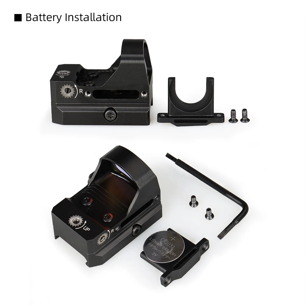 E.T Dragon 1x17x24 AR15 M4 AK47 Pistol Red Dot Scope 9mm Mini Sight With 2M Water Proof Fit 21.2mm Picatinny G 17 19 gs2-0132