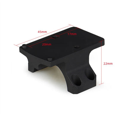 PPT Universal Mount Fits Adjustable LED Red Dot Sight and 25-30MM Double Ring Scope Mount gs24-0236