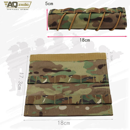AQzxdc Tactical 8.6inch Suppressor Cover Airsoft Protect Sleeve Wrap Military Silencer Quick Release Cover