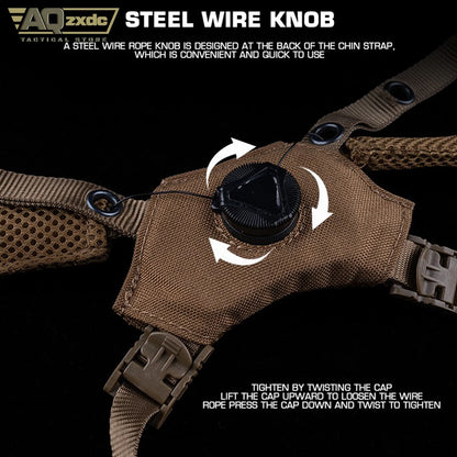 Tactical Helmet Suspension System for Team Wendy M-LOK MICH Airsoft Hunting FAST Helmet 3.0 Chin Hanging Strap Spongy Liner Pad