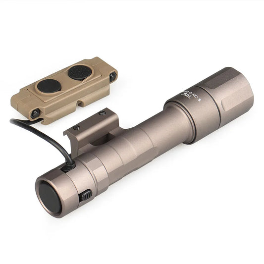 Tactical 2.0 MCH Single Output Flashlight 1400 Lumens Mini Light Momentary Constant Functions with Remote Press Switch 15-0156