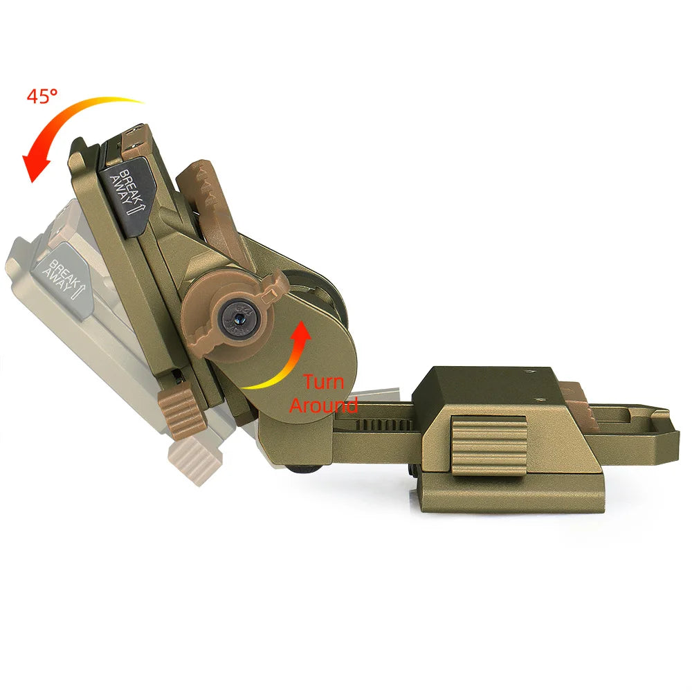 PPT L4 G24 Helmet NVG Mount Night Vision Fast OPS Helmet Parts NVG Mounting Breakaway Base Adapters Dark Earth Color gz240049