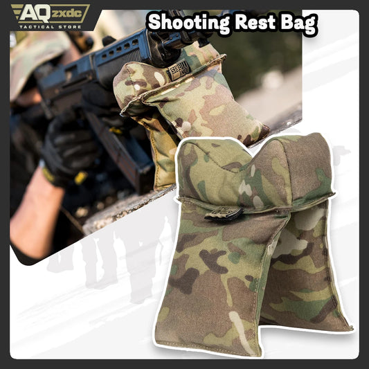 AQzxdc Shooting Rest Bag, Pre-Filled Shooting Sand Bags Front & Rear Gun Range Bag Bench Window Rest Support Holder for Ourdoor