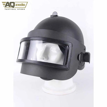 AQzxdc Tactical K63 Protective Helmet with Adjustable Shock Absorbing Pads Mask Airsoft Helmet K6-3 Special Forces Steel Helmet
