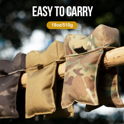 AQzxdc Shooting Rest Bag, Pre-Filled Shooting Sand Bags Front & Rear Gun Range Bag Bench Window Rest Support Holder for Ourdoor
