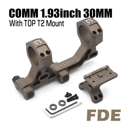 30mm Tube Airsoft Wargame Hunting Tactical C1 Modular Riflescope Mount 1.70/1.93inch with Offset Mounts